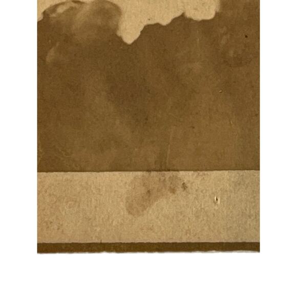 Antique CDV Carte de Visite Photography Sepia JB Anderson Monticello IN Baby SEE - Picture 3 of 5